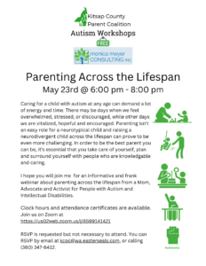 Parenting Across the Lifespan flyer