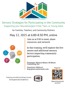 May 12 Sensory Strategies flyer